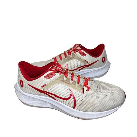 Nike bowerman Men\'s Red and Cream Athletic Shoes size 10 main image 5